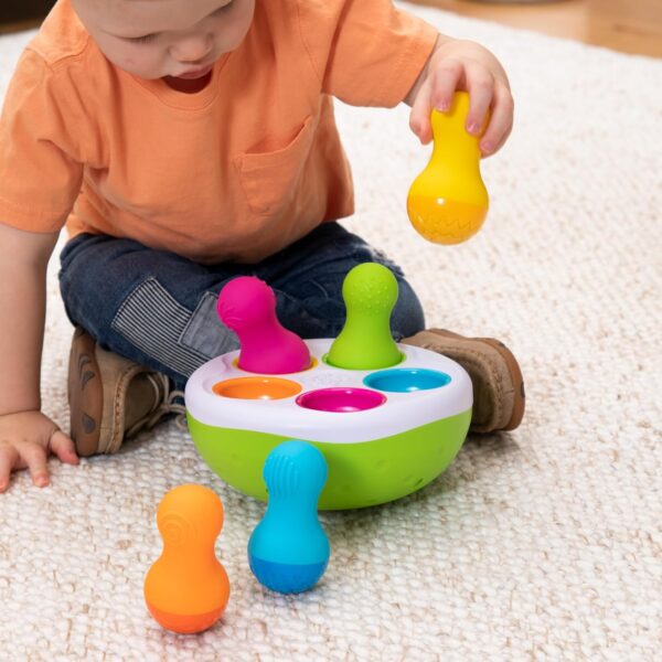 Fat Brain Toys SpinnyPins - Sensory & Motor Skills Development Toy