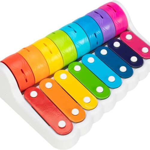 img1-1.jpg Fat Brain Toys Rock 'N Roller Piano - Musical Xylophone for Babies & Toddlers