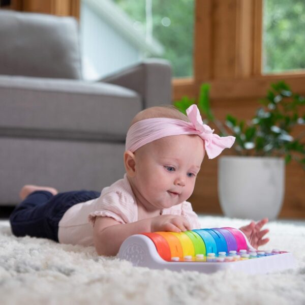 Fat Brain Toys Rock 'N Roller Piano - Musical Xylophone for Babies & Toddlers