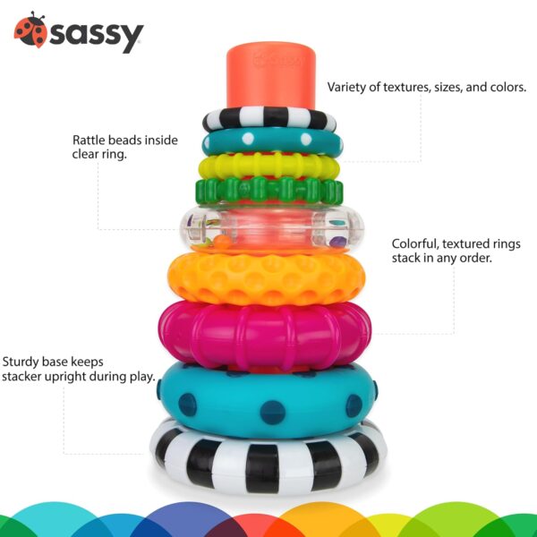 img3-2.jpg Sassy Stacks of Circles - Classic Stacking Ring STEM Learning Toy
