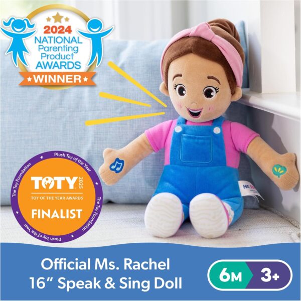 Ms. Rachel Speak & Sing Doll - Official Interactive Learning Toy 16"