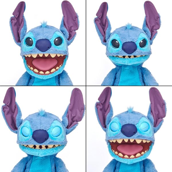 WOW! Stuff Disney Stitch Puppetronic Animatronic Toy - Interactive Puppet with 100+ Sounds & Actions | 18 Inches | Ages 6+