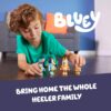 Bluey Family Figure Pack of 4 - Poseable Character Toys with Bluey, Bingo, Chilli & Bandit