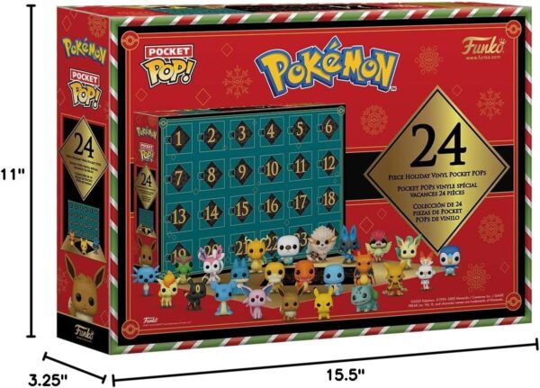 Funko Pop! Advent Calendar Pokemon2 Funko Pop! Pokemon Advent Calendar - 24 Mini Figures Christmas Countdown