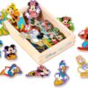 Melissa & Doug Disney Mickey Mouse Wooden Character Magnets (20 pcs)1 Melissa & Doug Disney Mickey Mouse Wooden Character Magnets - 20 Pieces - Educational Toddler Toy for Ages 2+