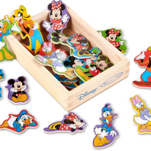 Melissa & Doug Disney Mickey Mouse Wooden Character Magnets (20 pcs)1 Melissa & Doug Disney Mickey Mouse Wooden Character Magnets - 20 Pieces - Educational Toddler Toy for Ages 2+