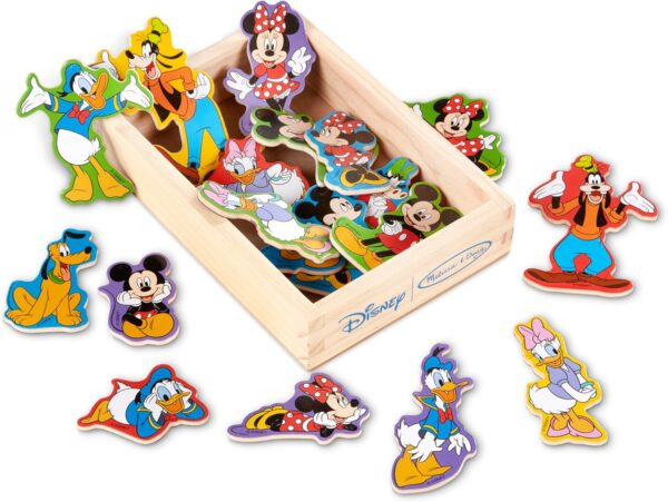Melissa & Doug Disney Mickey Mouse Wooden Character Magnets (20 pcs)1 Melissa & Doug Disney Mickey Mouse Wooden Character Magnets - 20 Pieces - Educational Toddler Toy for Ages 2+