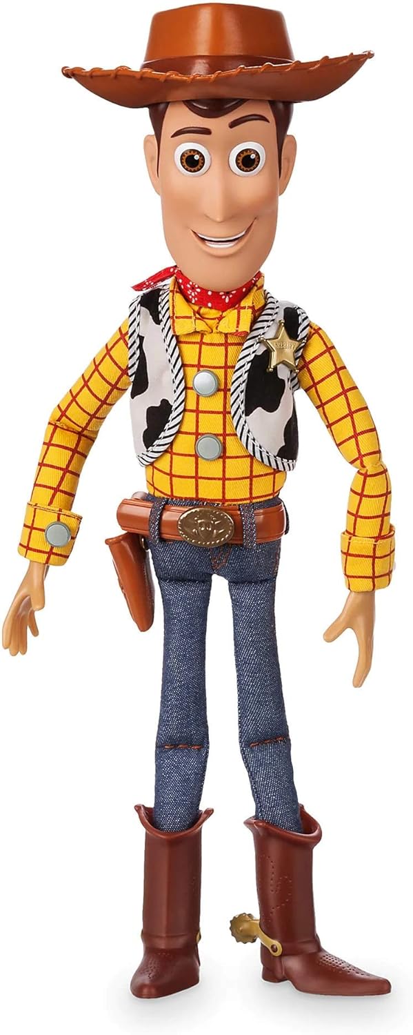 Disney Store Official Sheriff Woody Talking Action Figure from Toy Story1 Disney Store Official Sheriff Woody Talking Action Figure - 15" Interactive Toy Story Toy with Movie Phrases and Sounds