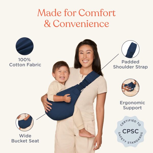 Ergobaby Upsie Hip Sling – Lightweight Baby Carrier for Toddlers